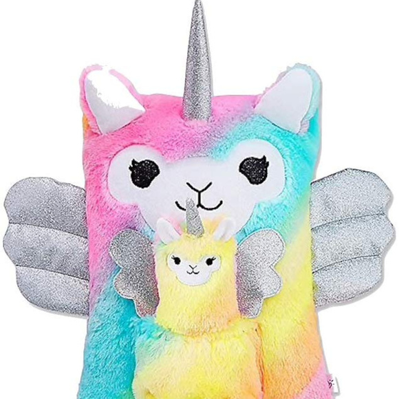 Perfect Gift! NWT Justice Glitter Llamacorn Mini Backpack
